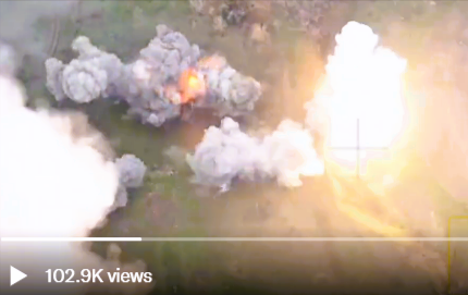Schock-Video - Russen setzten thermobarische Bomben auf dem Schlachtfeld ein - die Vernichtung ist gigantisch!