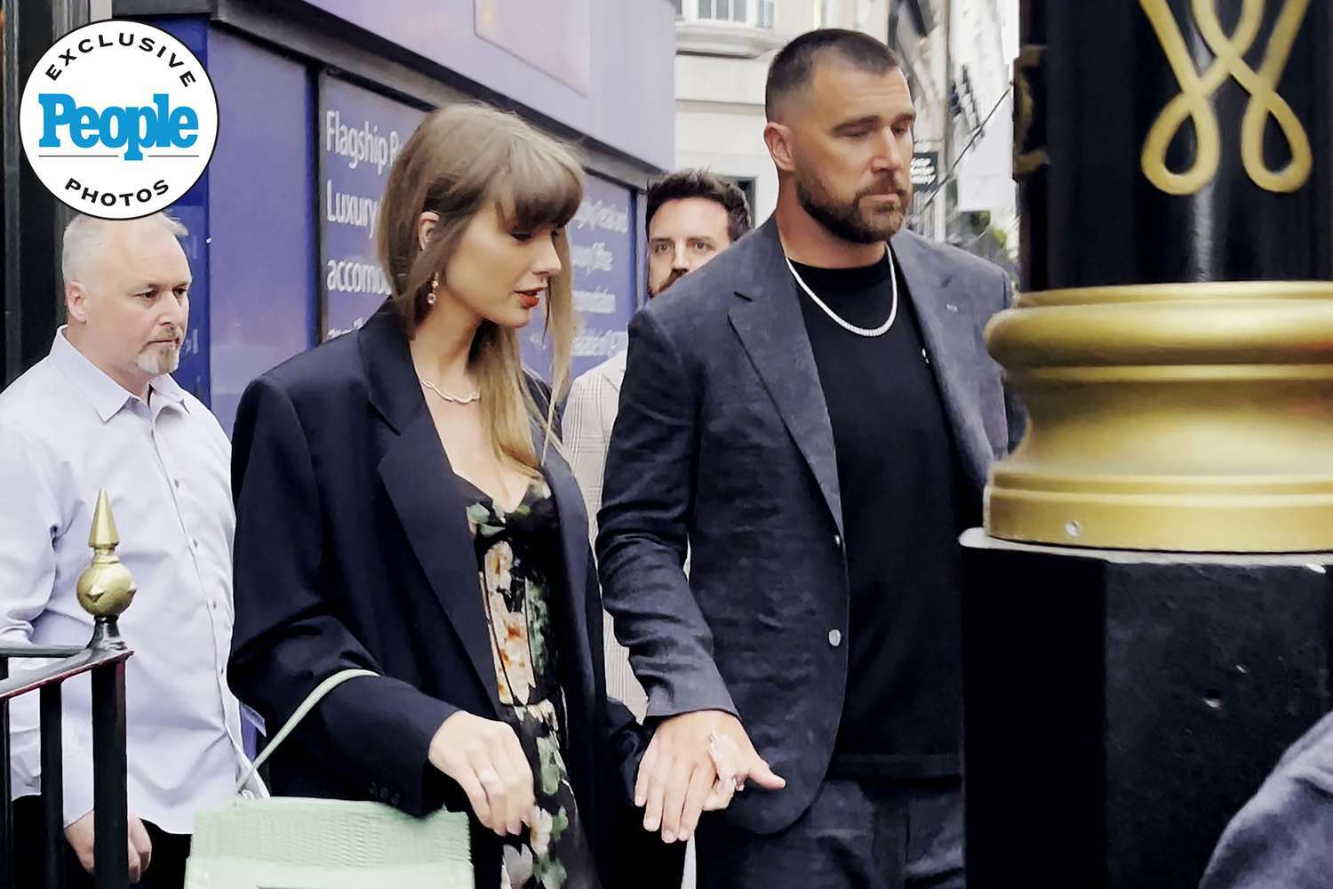 Taylor Swift and Travis Kelce Turn Heads in Coordinating Blazers During London Date Night
