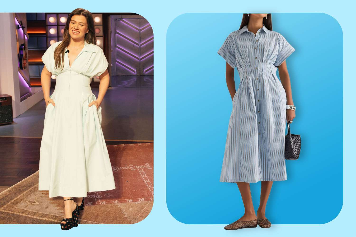 Kelly Clarkson’s Waist-Cinching Midi Is Summer’s Must-Have — See Affordable dupes