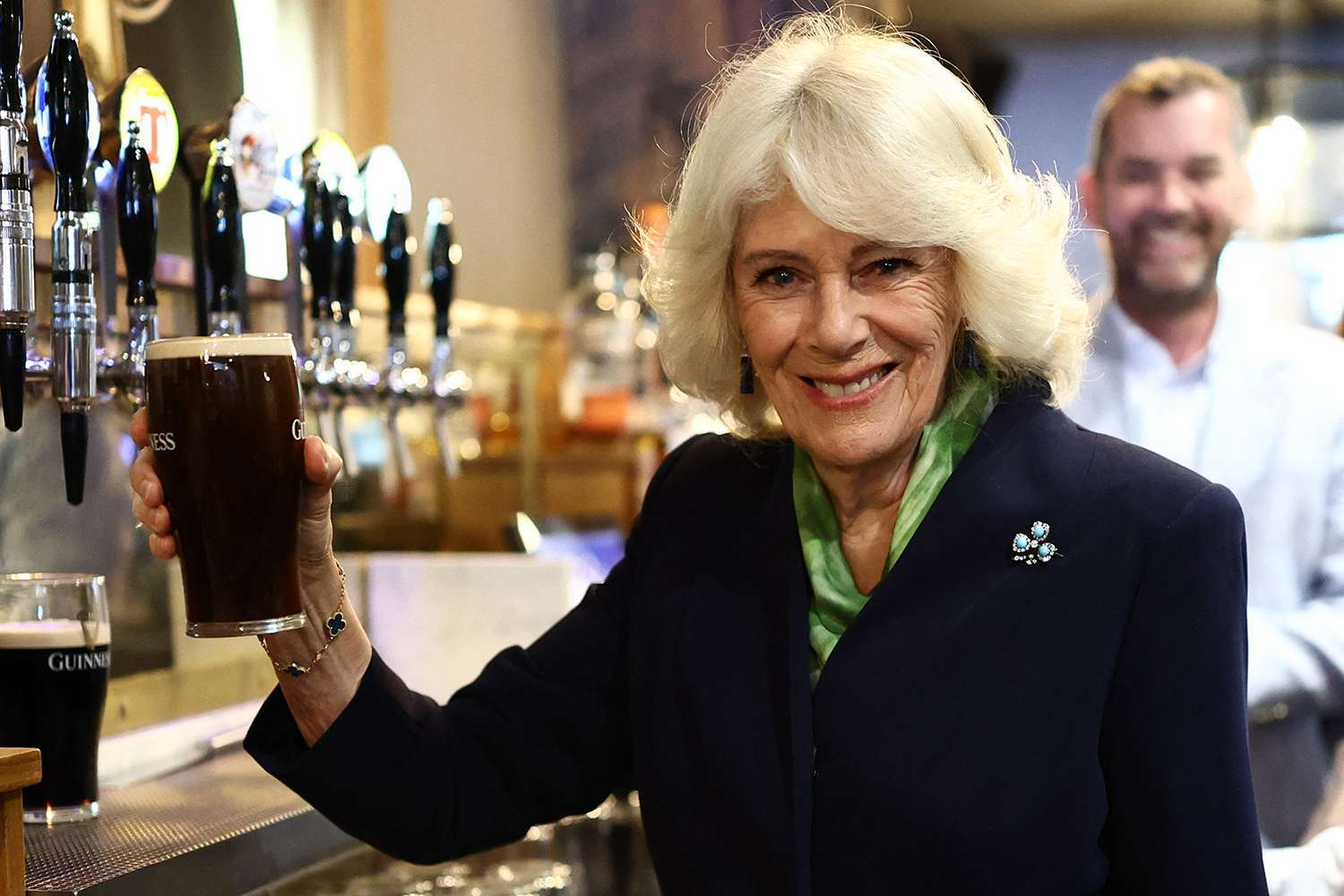 Queen Camilla Surprises Locals by Pulling Her Own Guinness on Unannounced NI Visit