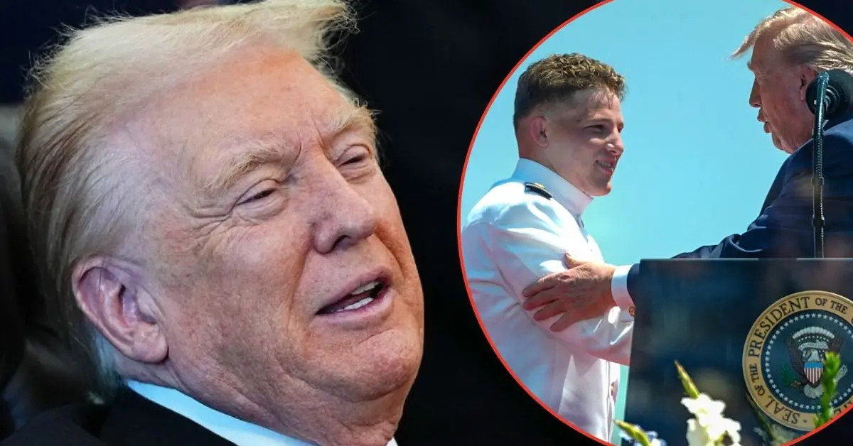 Trump Stops Coast Guard Graduation to 'Check Out' Muscular Cadet — 'I Hate Good-Looking Men'