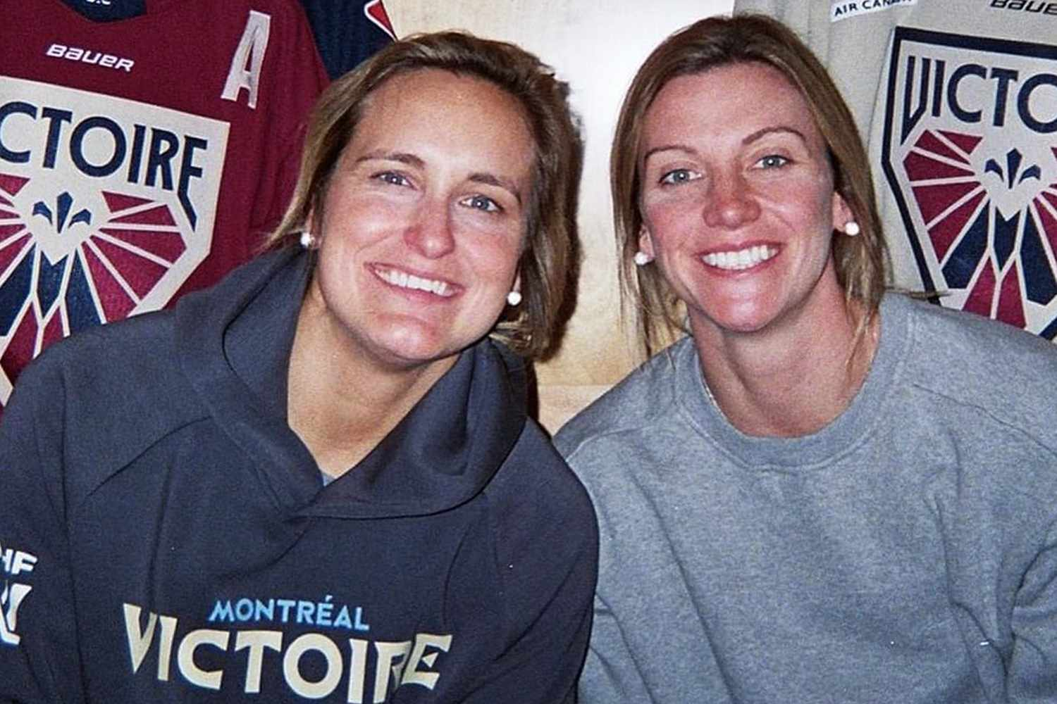 Married on Ice: Poulin and Stacey Share Sweet Hug After PWHL Title