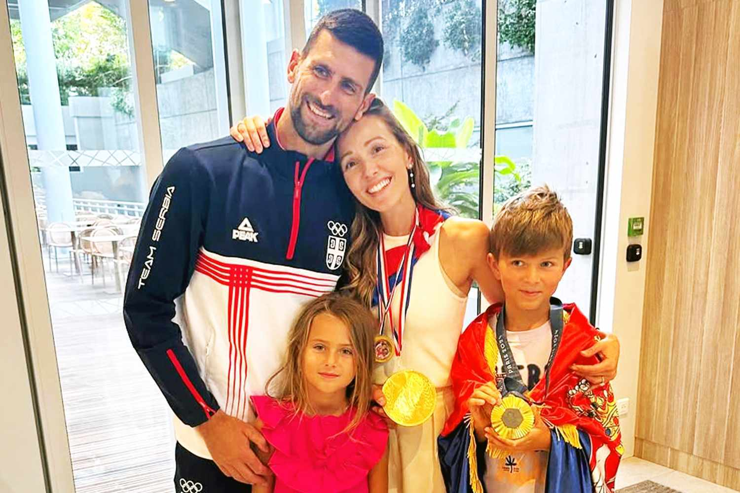 Novak Djokovic's Adorable Family Photos Reveal His Lookalike Kids as He Turns 39